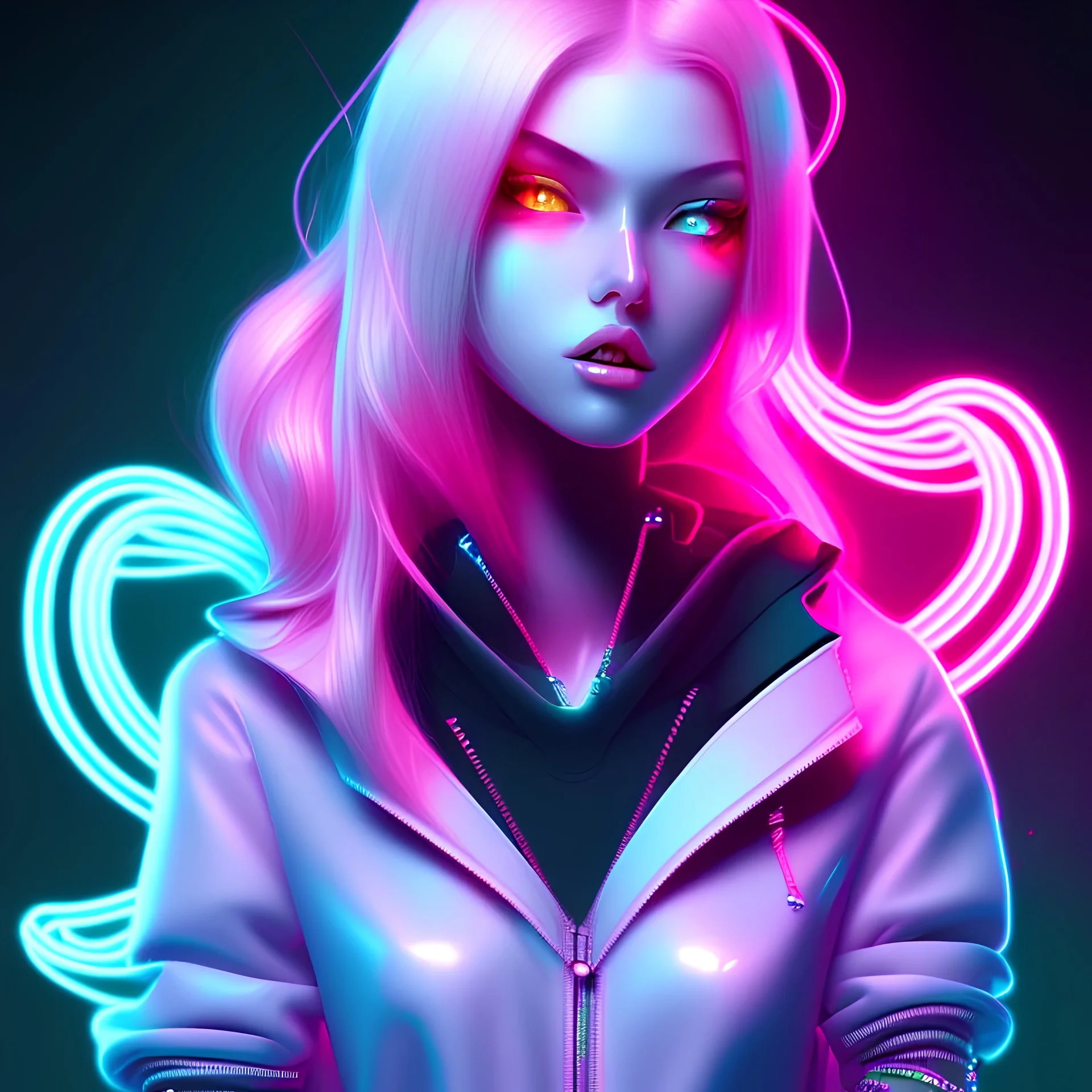 Neon hotgirl