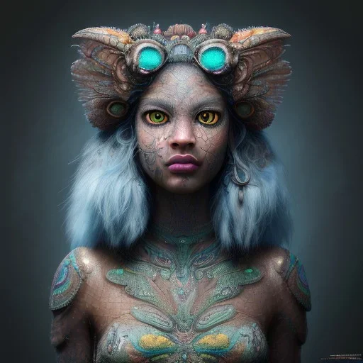 Insanely detailed photograph of an elaborate beautiful hawk goddess intricate glowing skin eyes intricate hawk lashes fur dress hyperdetailed painting by Anna Dittmann Huang Guangjian and Dan Witz CGSociety ZBrush Central fantasy art album cover art 4K 64 megapixels 8K resolution HDR Greek shiny space colours jewelry celestial hair eyes light"