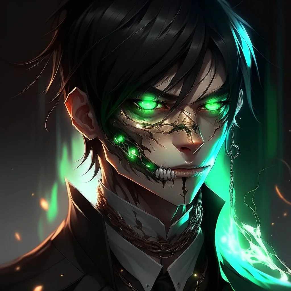 fantasy art, man, half-elf, young, noble, halfmask, pale skin color