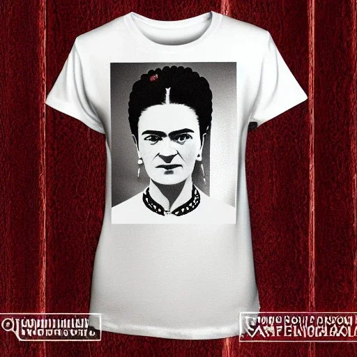  shirt frida khalo, smooth, text