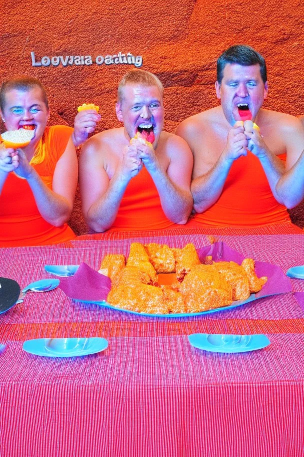 Lava eating contest