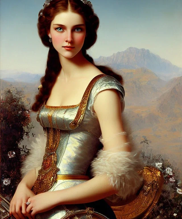 Masterpiece, best quality, "The Curious Female" a by Karl Otto Gotz