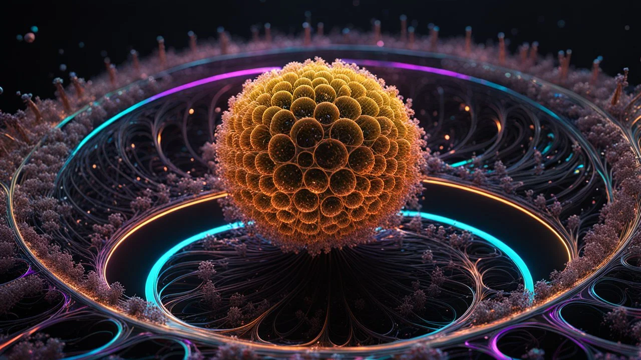 3D-rendered organics form, futuristic, fantasy, nuclear, geometrical shape, single colorful objects, fractal, abstract, scientific, Bose–Einstein condensate, quantum entanglement, friendly, beautiful, black background, octane render, 8k post-production, artstation: award-winning: atmospheric: commanding: fantastical: clarity: 16k: ultra quality: striking: brilliance: liquid medium: stunning colors: amazing depth; lens: f/8, 28mm