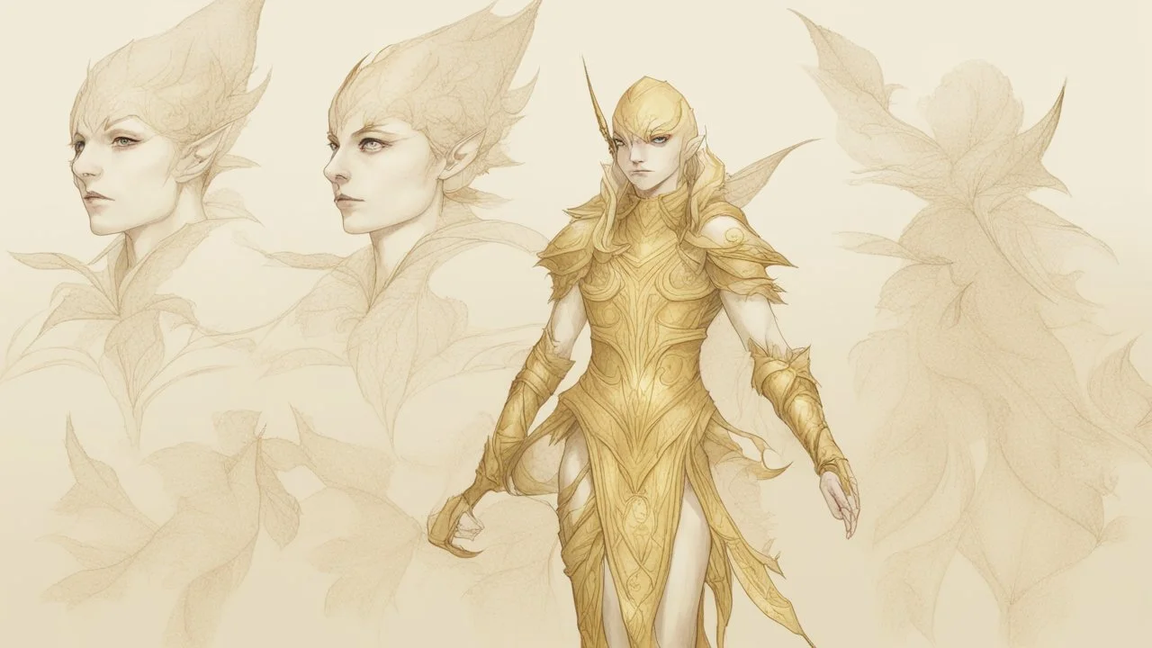 An Umbral Gold Elf