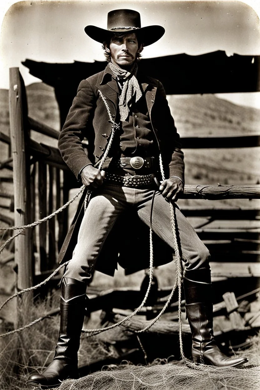 Cowboy-inspired Spider-Man in 1873, photograph