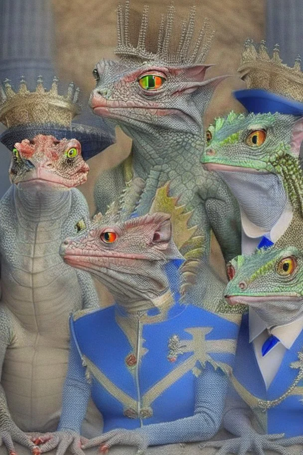 UK royal family is a lizard race