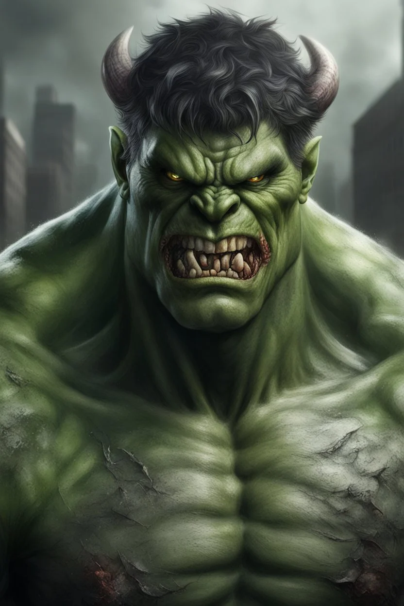 Realistic demon hulk