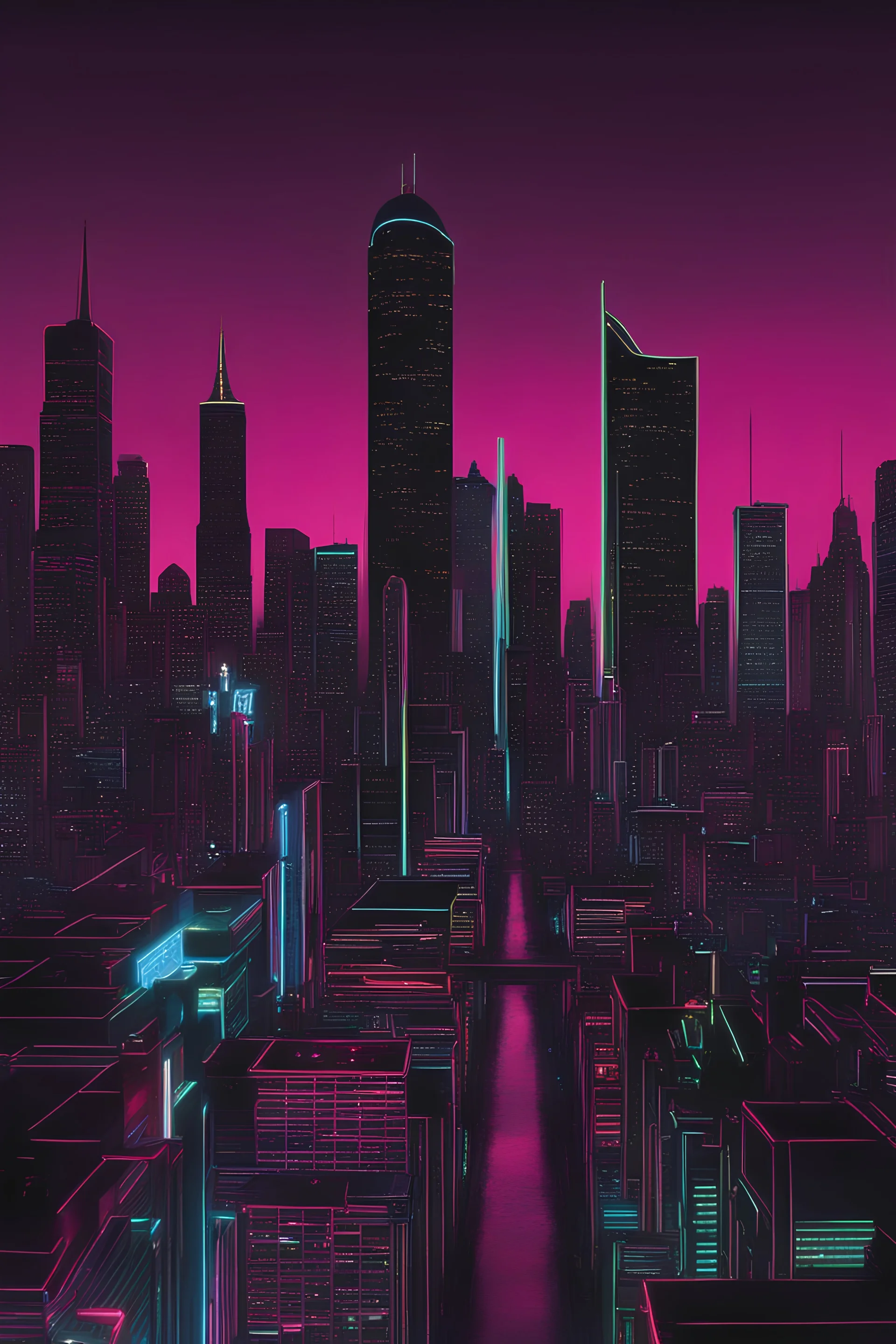 neon city