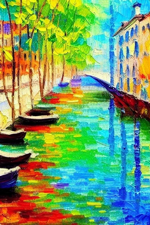 painting, impressionist, wanderlust, bright colors