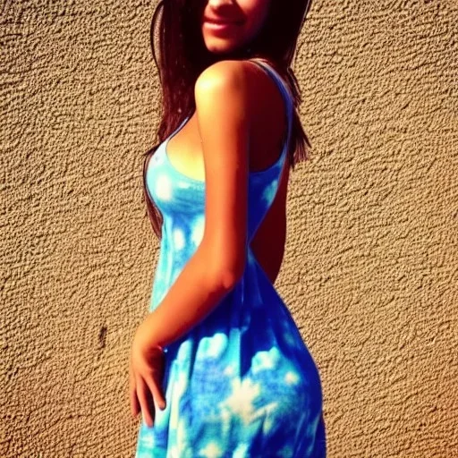 female hotty in a sun dress