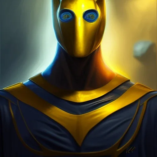 ultra detailed portrait of DR FATE, extremely detailed digital painting, extremely detailed face,crystal clear eyes, in the style of robert e howard and pablo oliveira and Ken Kelley and Keith Parkinson ,mystical colors,perfectly centered image, perfect composition, rim light, beautiful lighting,8k, stunning scene, raytracing