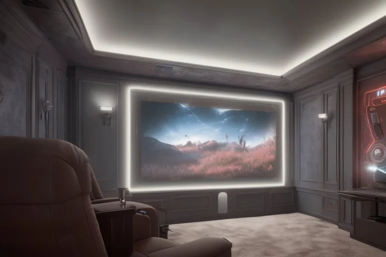 a dedicated home cinema room