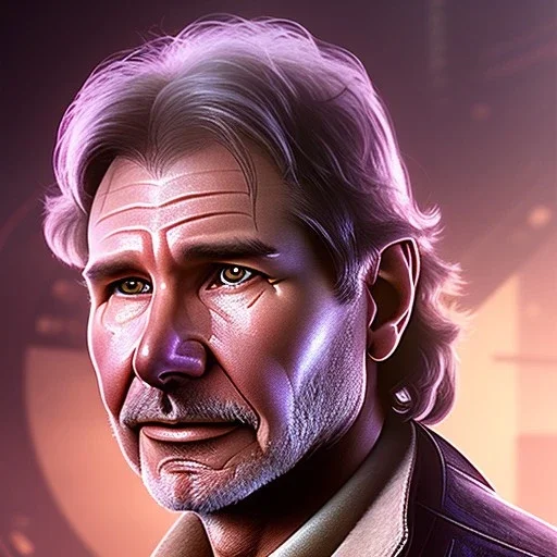 transparent portrait of harrison ford as han solo, cinematic lighting, photorealistic, volumetric light and shadow, hyper HD, octane render, unreal engine, insanely detailed and intricate, hypermaximalist, hyper-realistic,