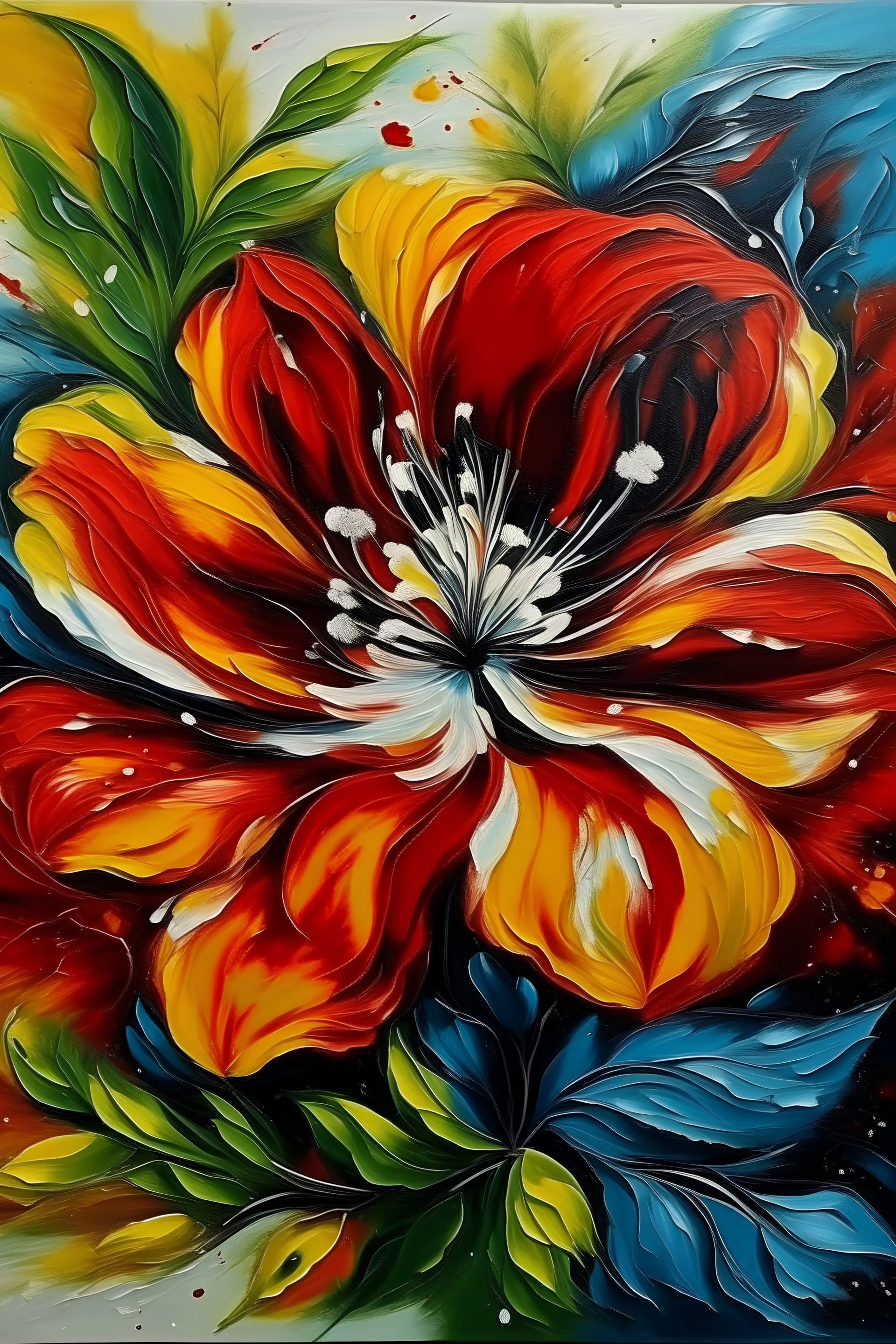 Gatsania flower painting