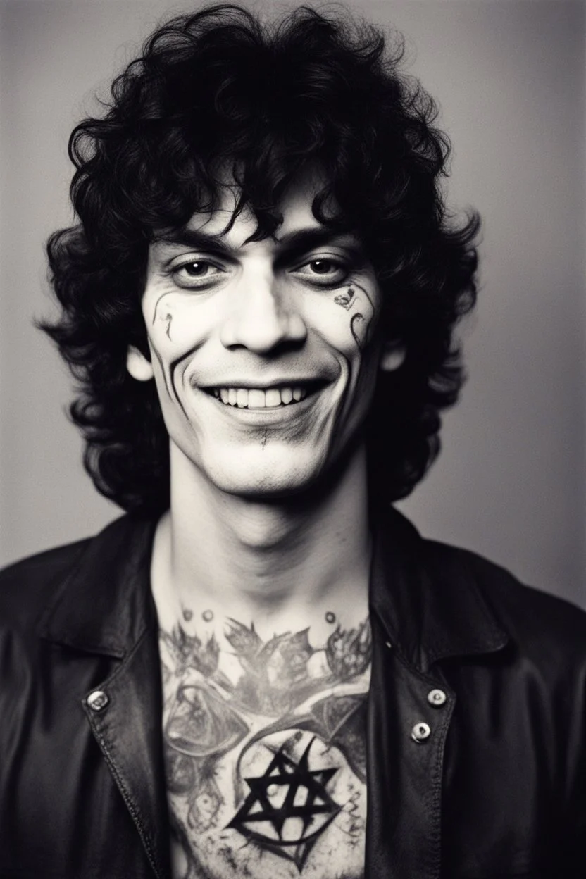 Richard Ramirez - The Night Stalker vocal worshipper of Satan His smile, riddled with rotten and missing teeth, was compared to that of a “killer clown bought his infamous AC/DC cap. He was so obsessed with pentagrams that he had one tattooed on the palm of his left hand,