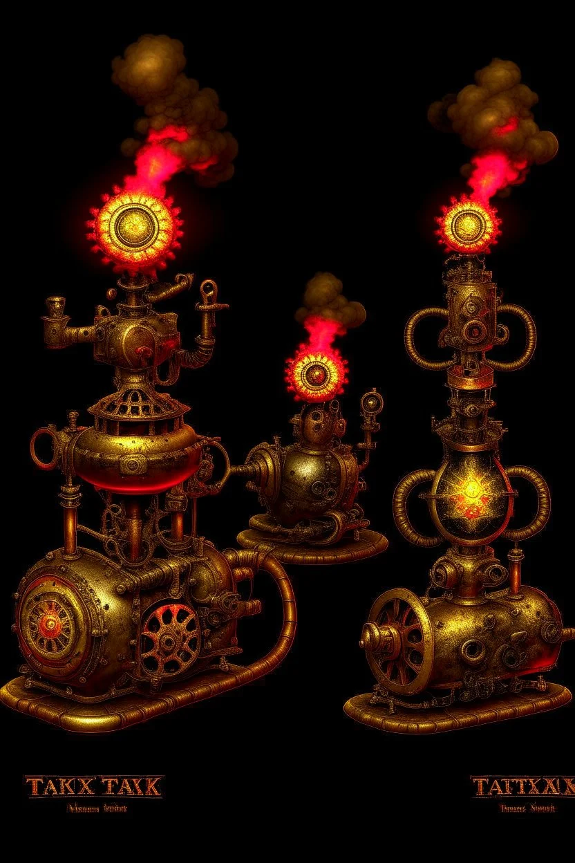 Firestarters of steam punk