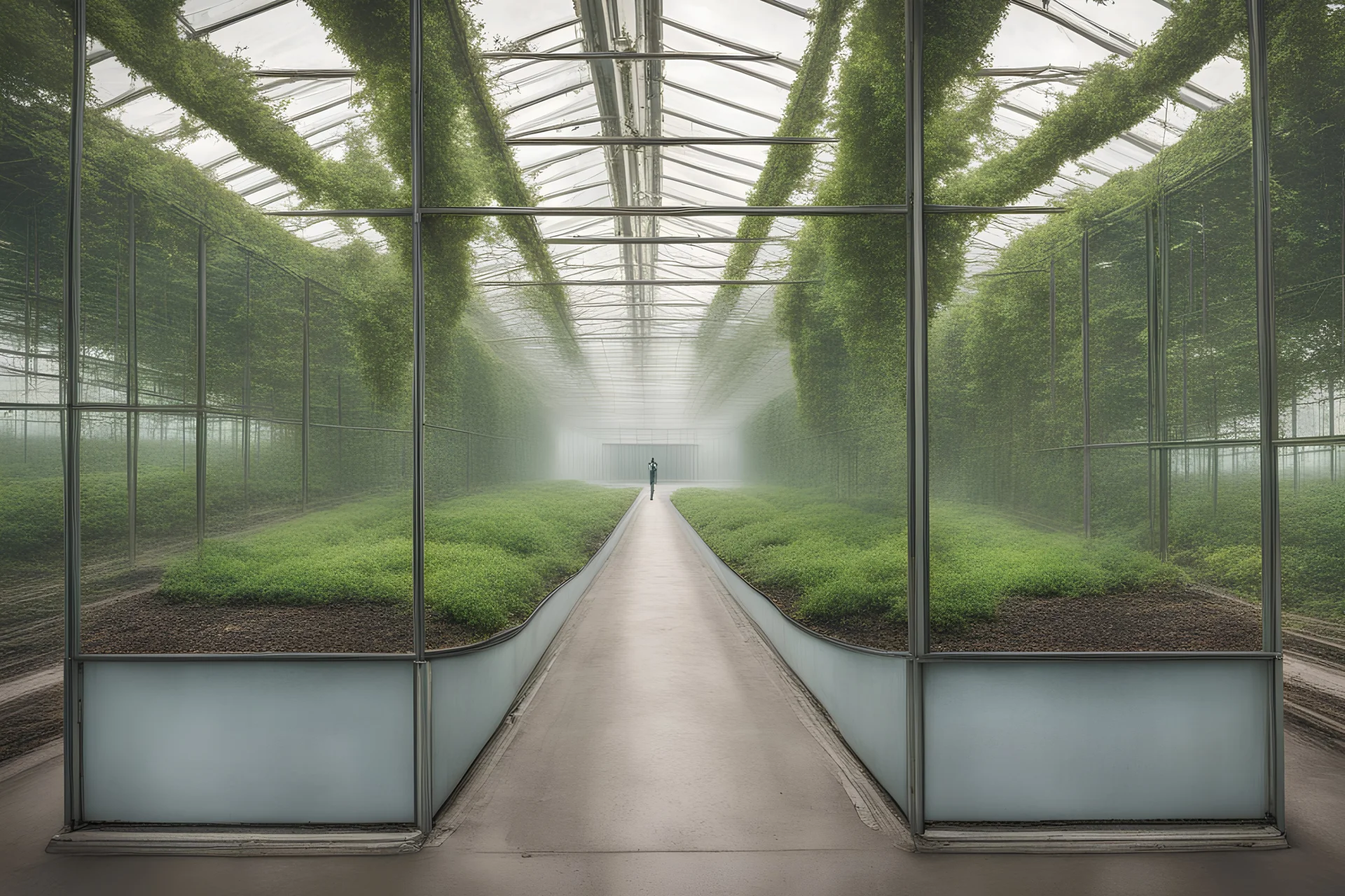 The greenhouse effect combines the two sides of the gap into one picture