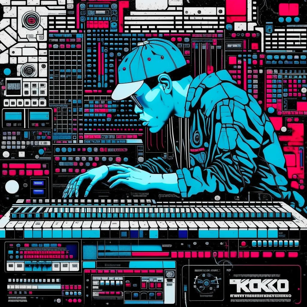 Contest music producer tekno korg posterizzato