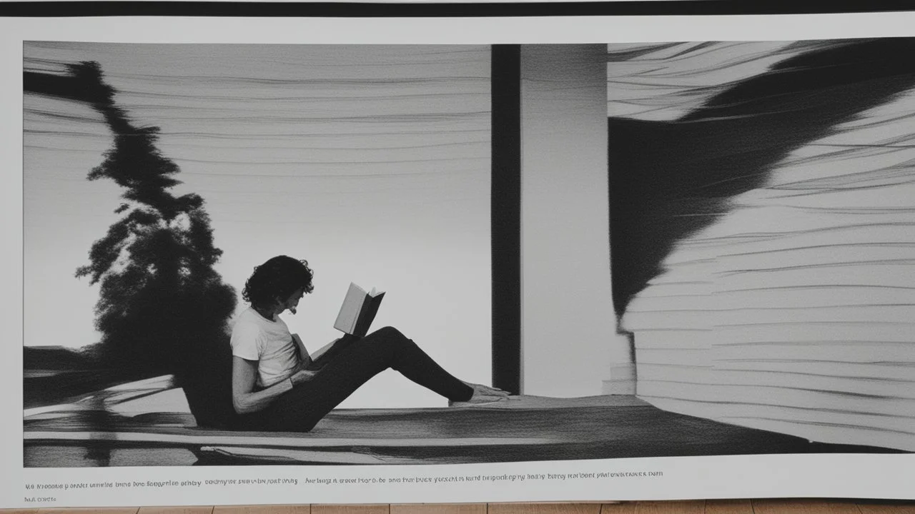 Someone reading a book