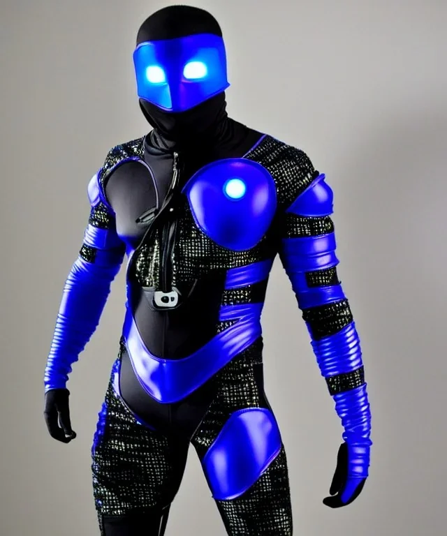 cyber ninja, colorful metal armor, futuristic, ghostrunner, science fiction