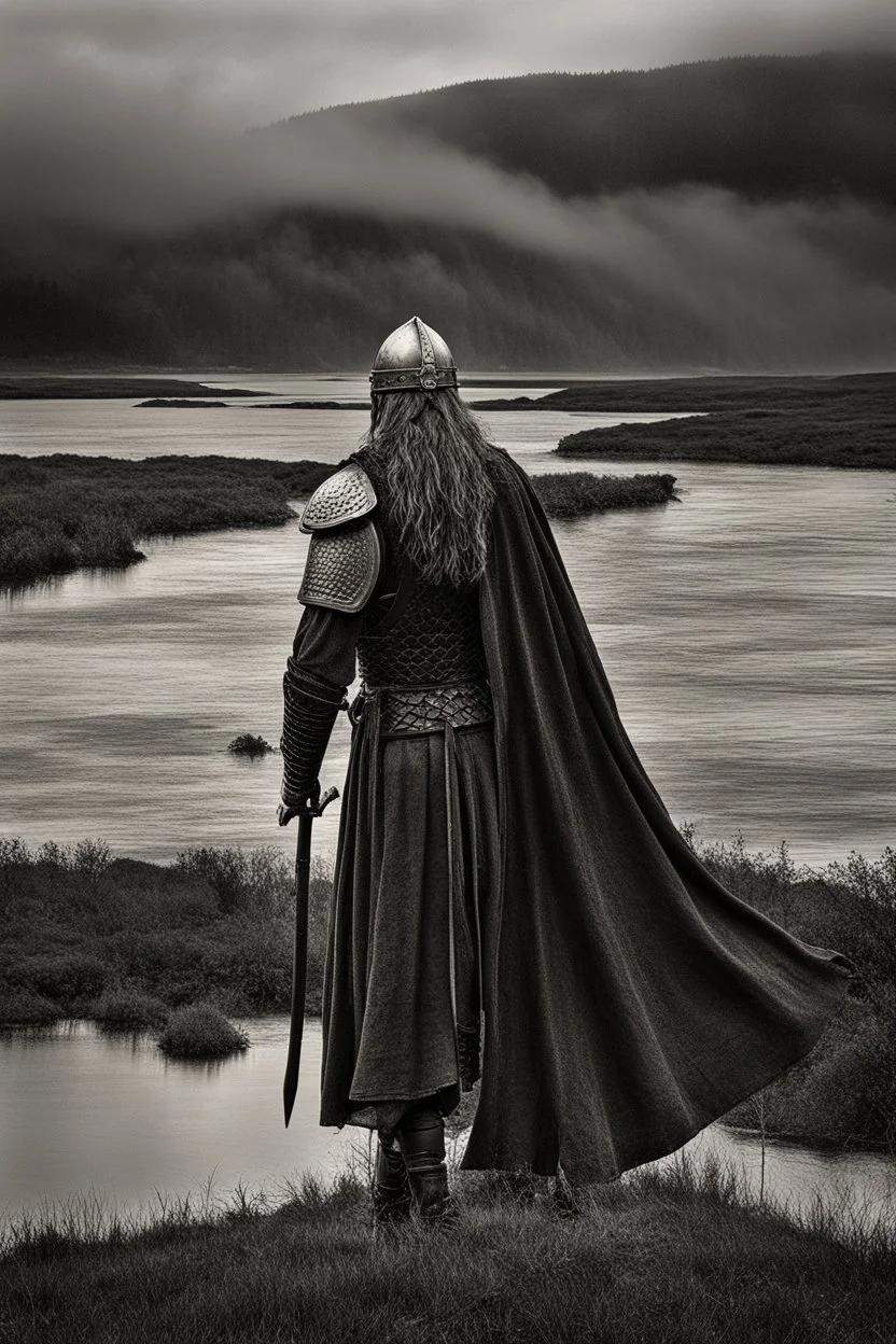 [viking warrior] Who was I? Where was I?… The landscape was totally unknown to me, even my body was unfamiliar. What forces brought me here? I searched my mind for memories… There was something there, but it was too clouded… A name… I scanned the horizon. A distant structure rose out of the mists. As evening approached I came upon an enigmatic oasis with a fountain.