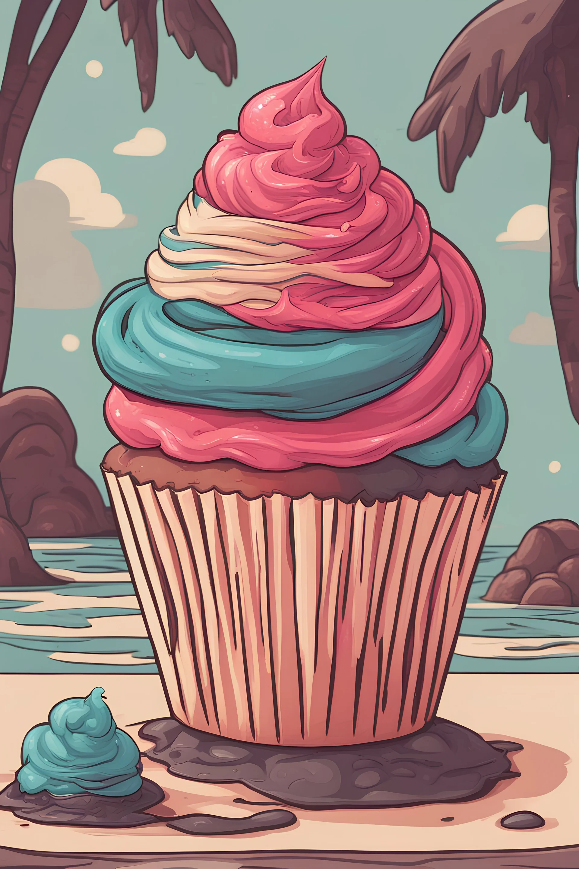 cupcake flavored lava