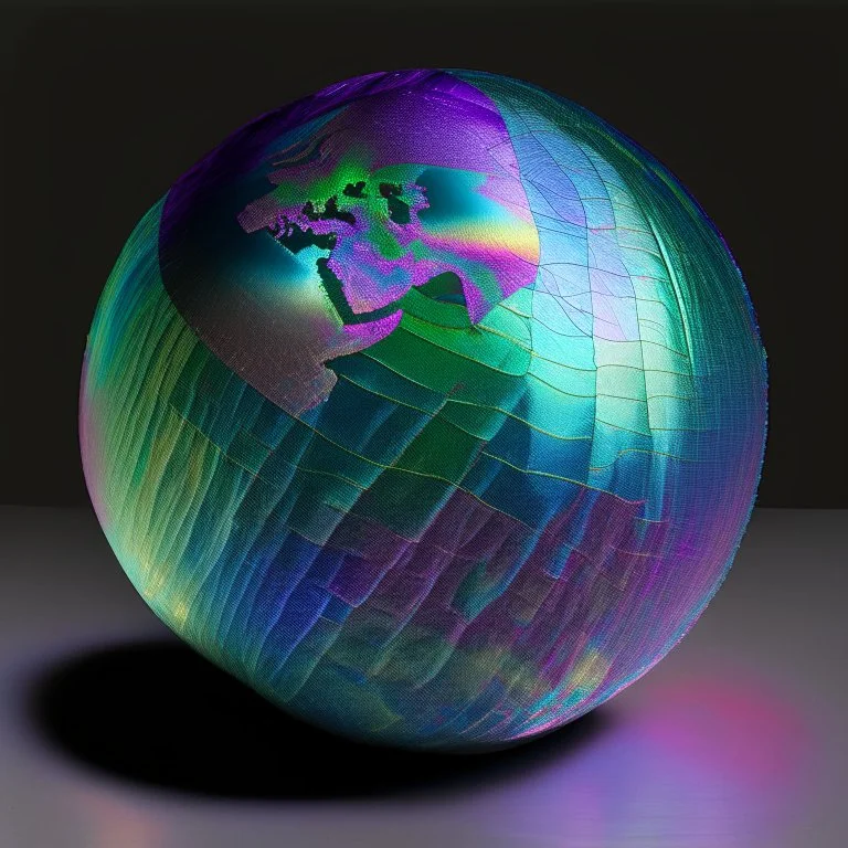 iridescent globe cloth