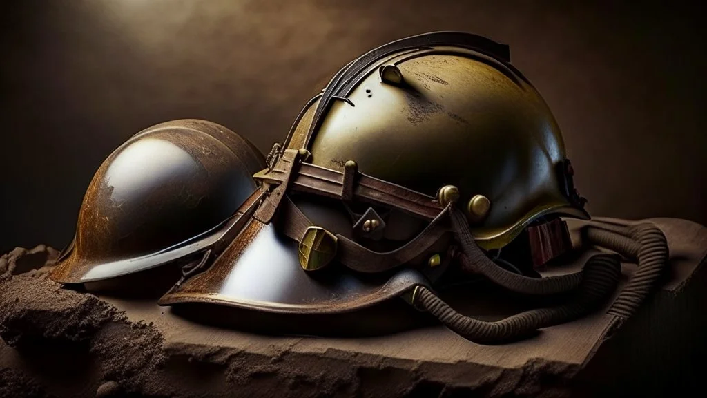 Carry with engineer's helmet