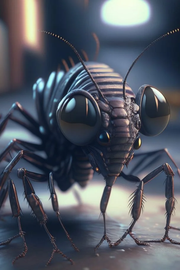 Alien bug,8k,unreal engine, very detailed, realistic, cinema 4D