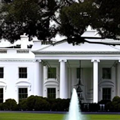 Isis members storm and loot the white house