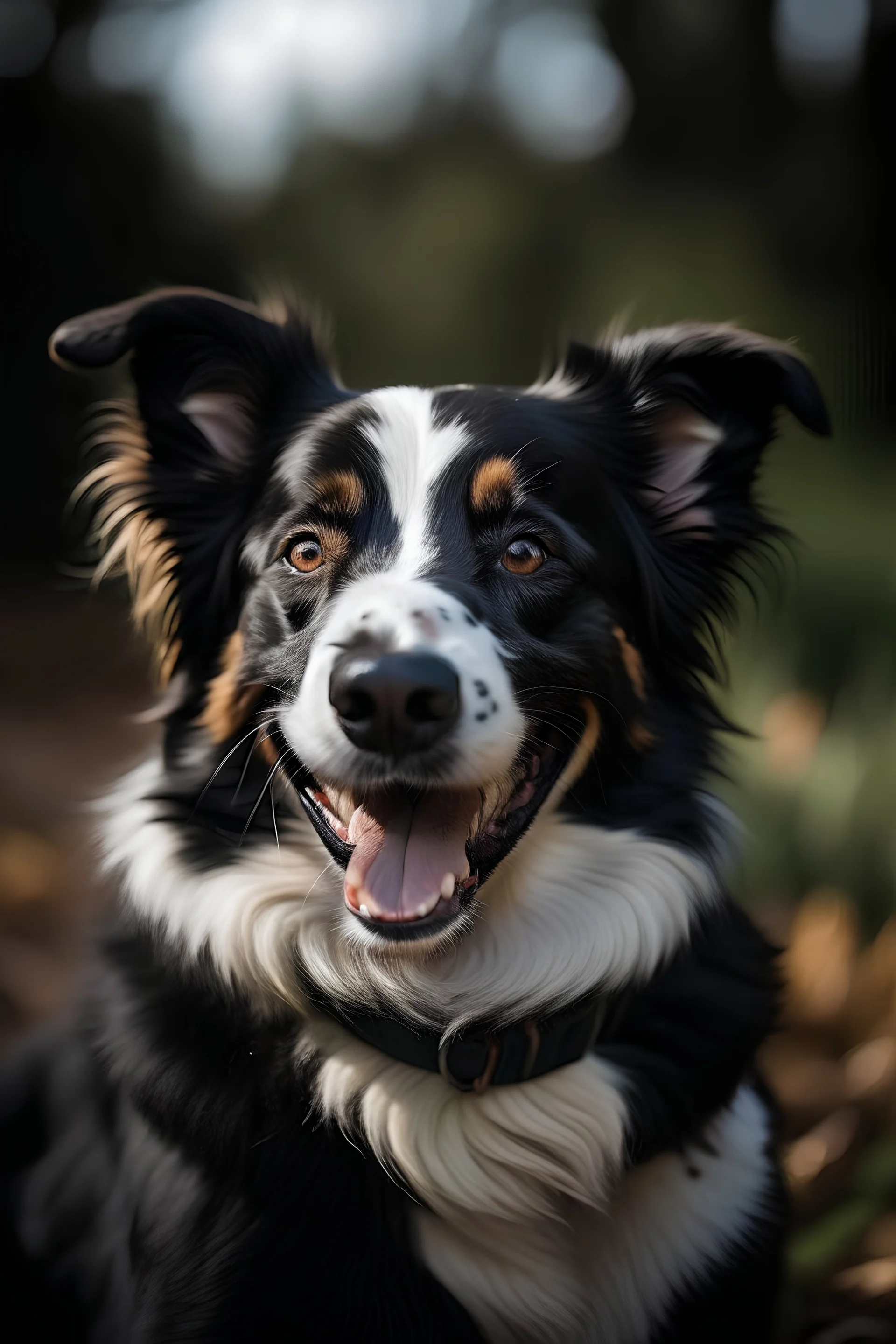 happy dog portrait