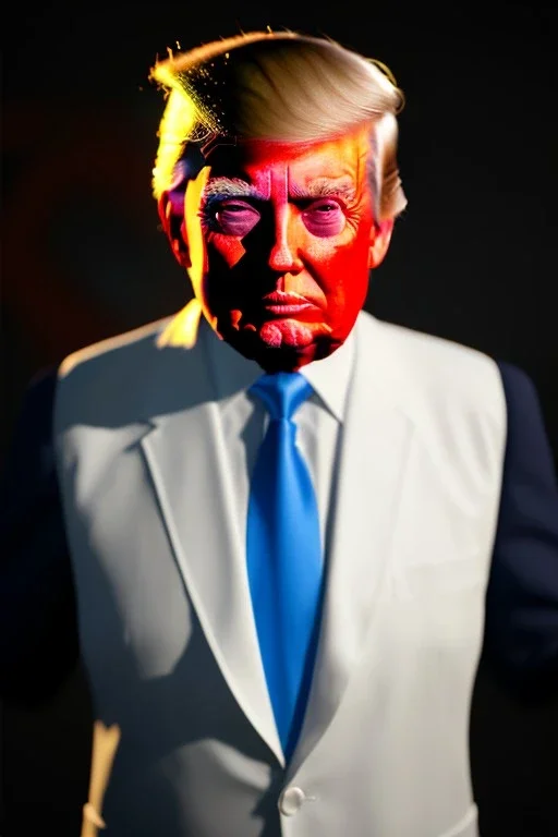 Ultra realistic image night, Donald trump zombie, suit, blood, torn arm, night, the walking dead style, dark ambient, highly detailed, White House background, concept art, unreal engine 5, ray tracing, RTX, focal lighting, ultra detail, volumetric lighting, 3d, finely drawn, high definition, high resolution.