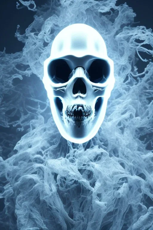 All Black british soldier, ghost, wearing high tech skull mask, white smoke, dark, rage, sorrow, high definition, ultra 8 k, volumetric lighting, blue fire, fog