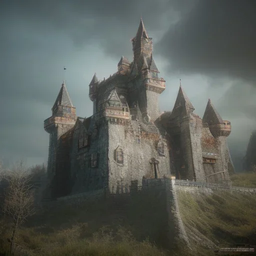 Castle, softbox lighting, intricate details, ultra realistic style, 8k resolution