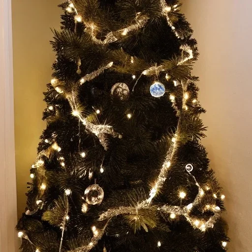 christman tree dark theme