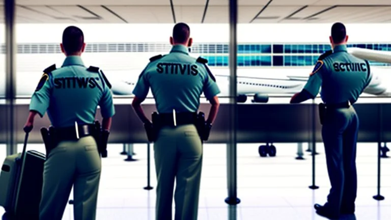 2 security officers deny annoying traveling man from airport lounge