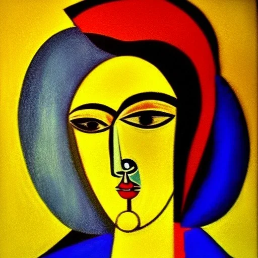 portrait of a queen picasso style