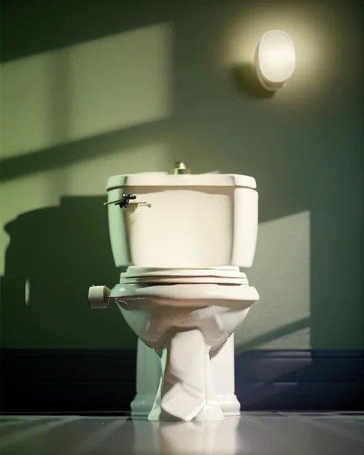 Toilet scene, donald trump sitting in toilet with his pants down and defecating, realistic image, Tarantino style, concept art, smooth, unreal engine 5, god lights, ray tracing, RTX, lumen lighting, ultra detail, volumetric lighting, 3d.