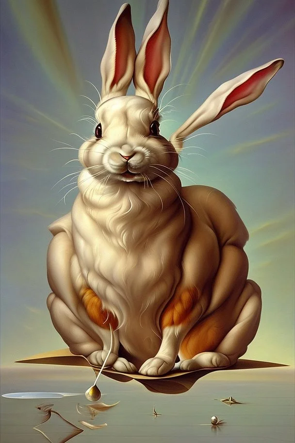 'The bunny, the bunny, yeah, I love the bunny I gave everything that I had for the bunny; surrealism; Salvador Dali