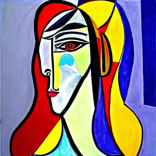 portrait of a woman picasso style