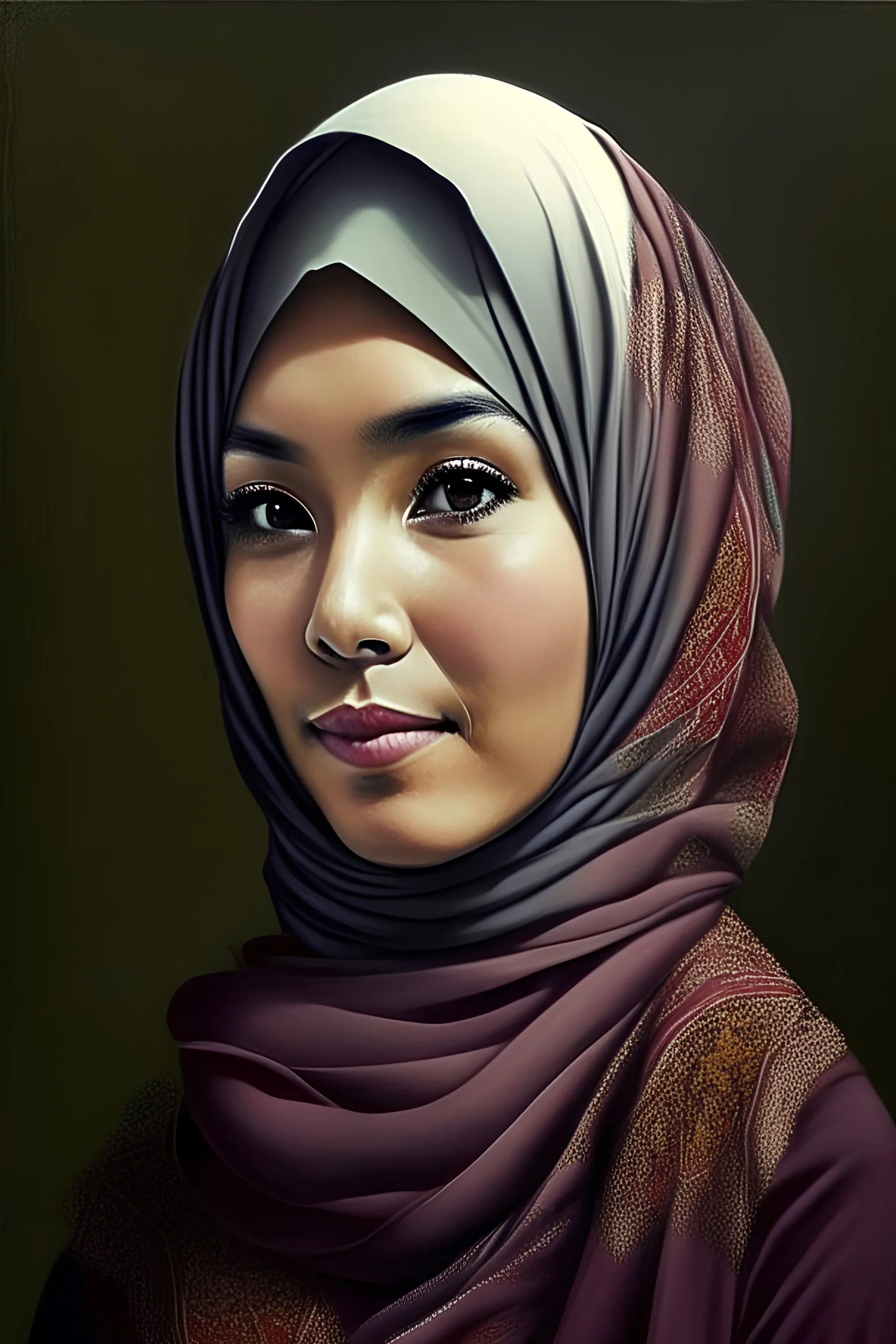 malay lady wearing hijab