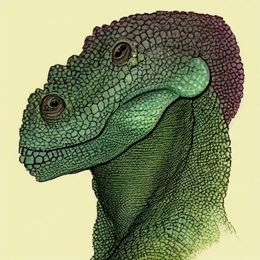 Portrait of a reptilian