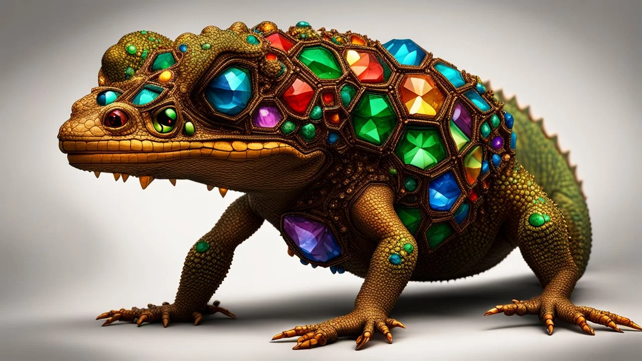 impossible hypercubus jeweled paradox geometry amorphous mutant lizard with many eyes