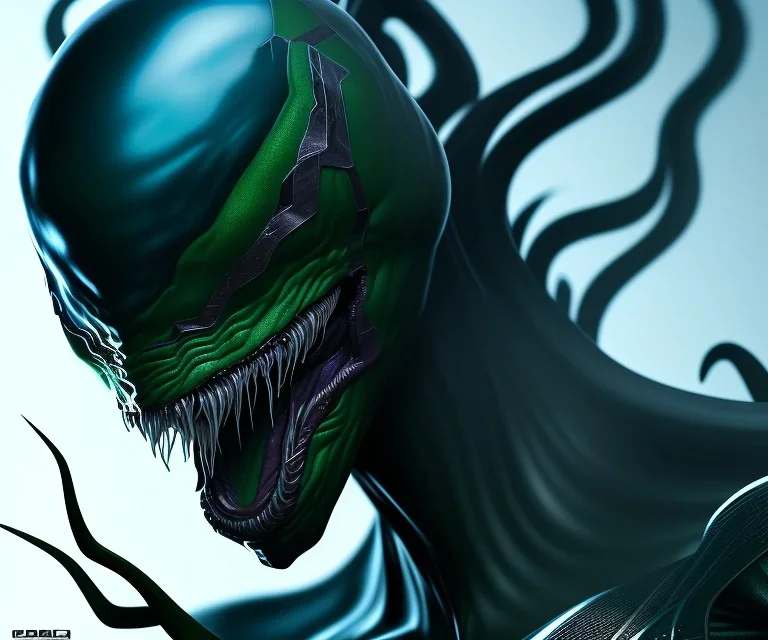 venom supervillain, 4k, baby