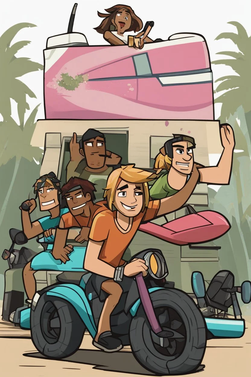 Total Drama Island Surfer.