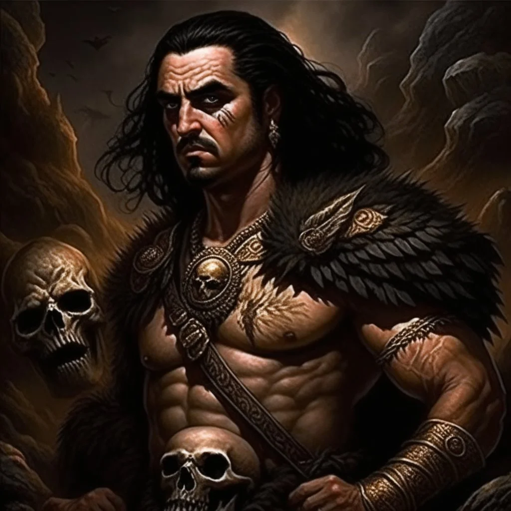 barbarian edgar allan poe fantasy art