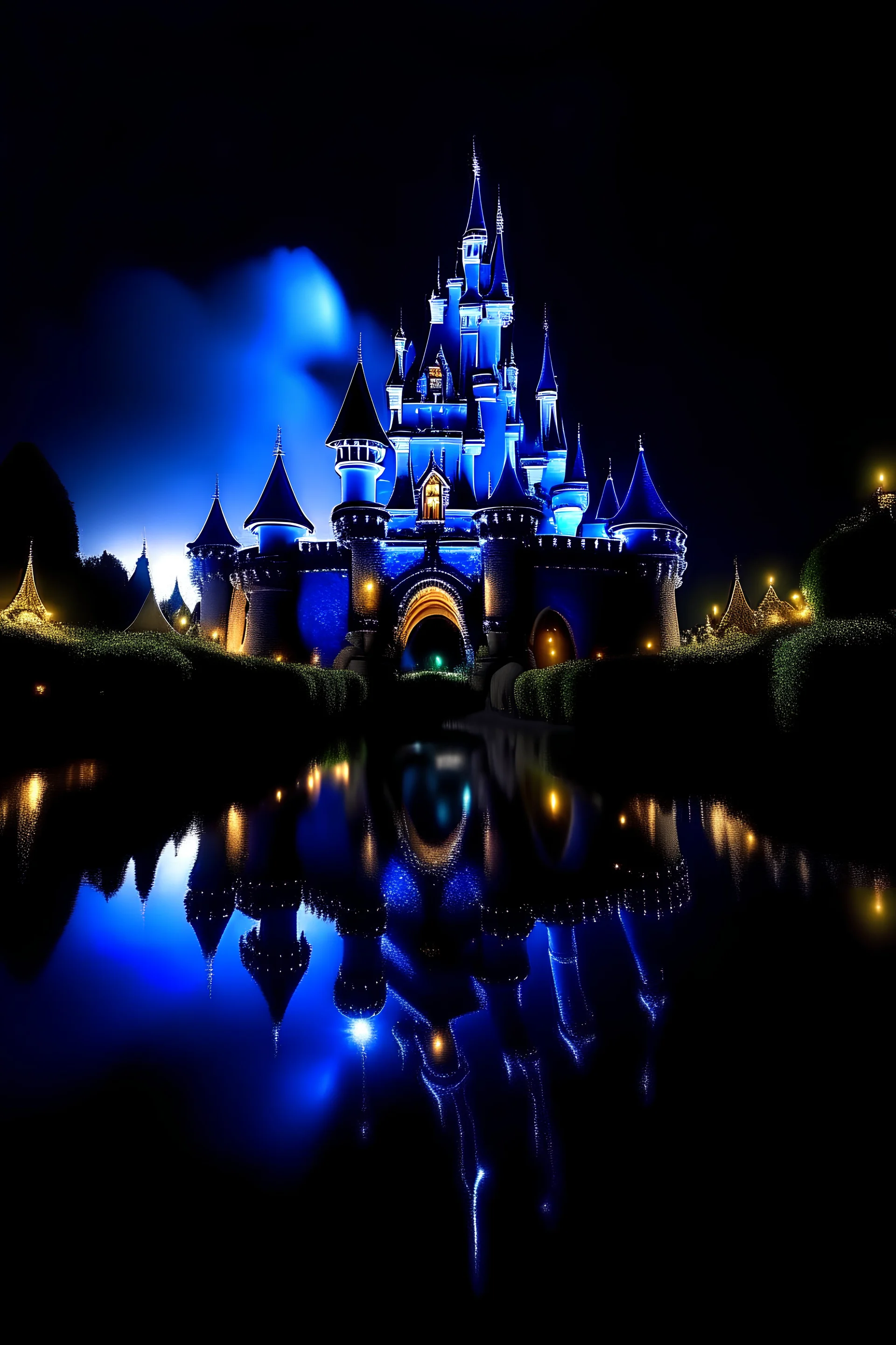 disneyleand di malam hari,hd