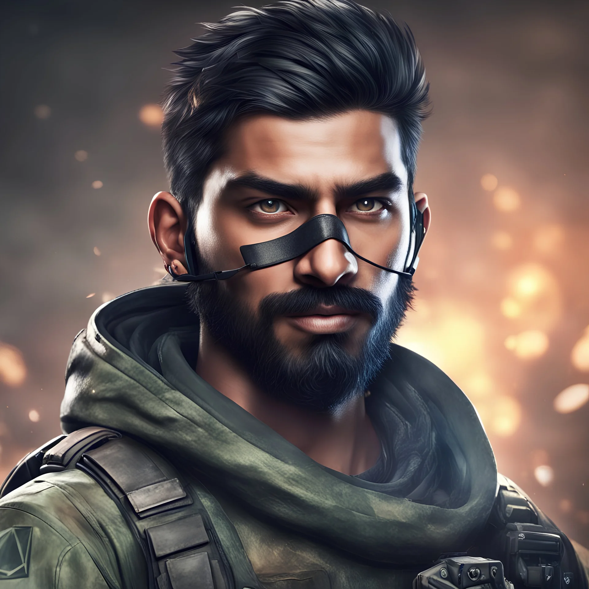 create a gaming profile picture for me, I am an Indian guy it should look cool and does not have to be a human face, I make call of duty content if that helps