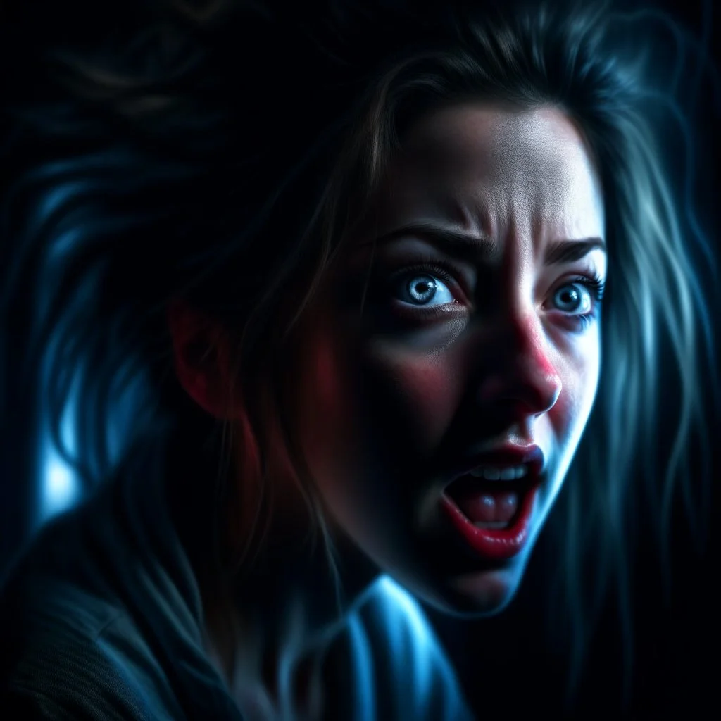 loab horror woman, motion blur, 8k, downlight, soft light, depth of field, photorealism, trending on art station, lotsa detail