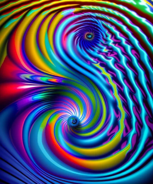 Wave colorful swirl